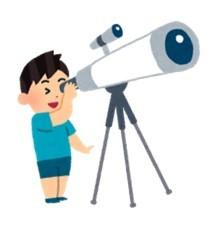 博物館で天体観測